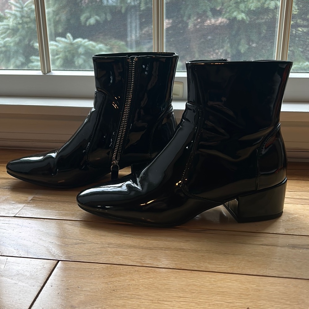 Zara Basics Zip Up Boots